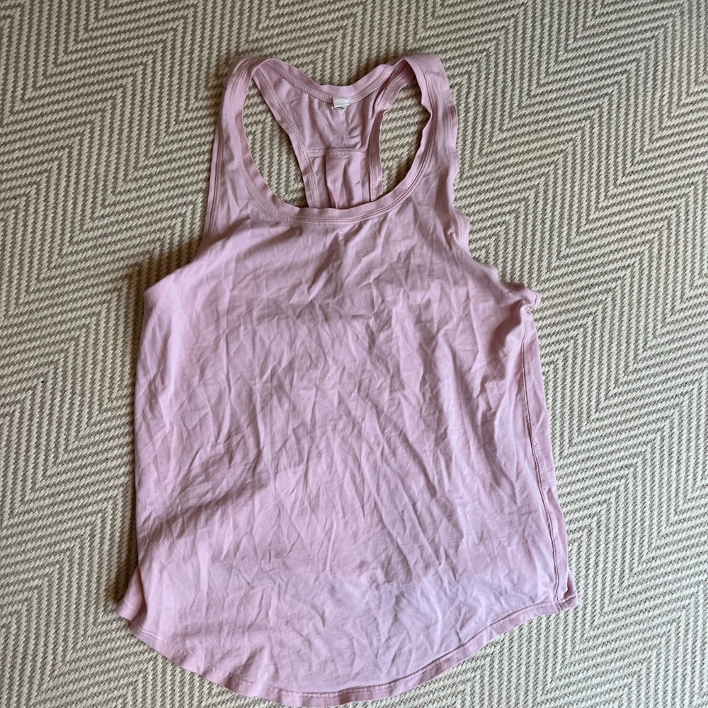Light pink lululemon tank top